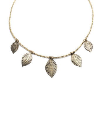 Sanctuary Necklace - Goldtone - Matr Boomie (Jewelry)