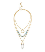 Indira Crystal Cascade Necklace - Matr Boomie (Jewelry)
